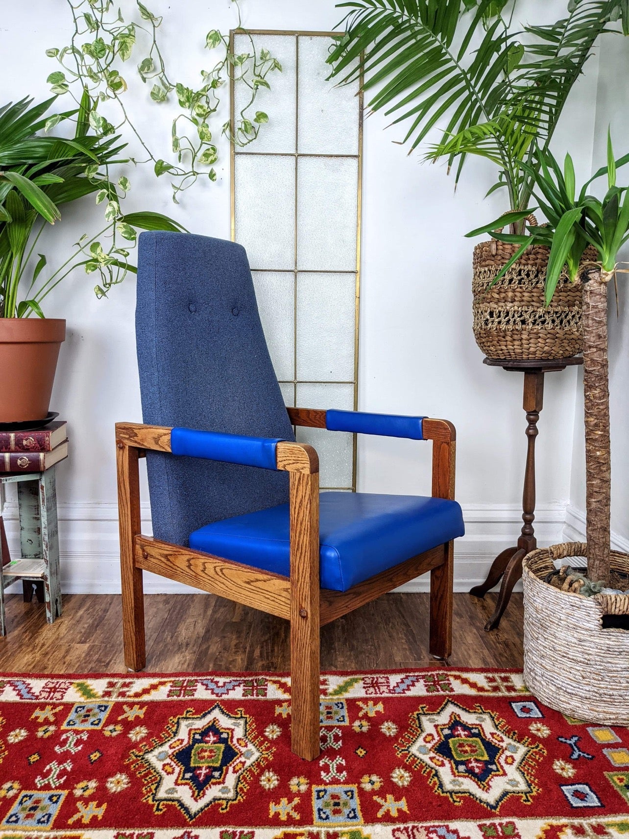 The Big Blue Armchairs