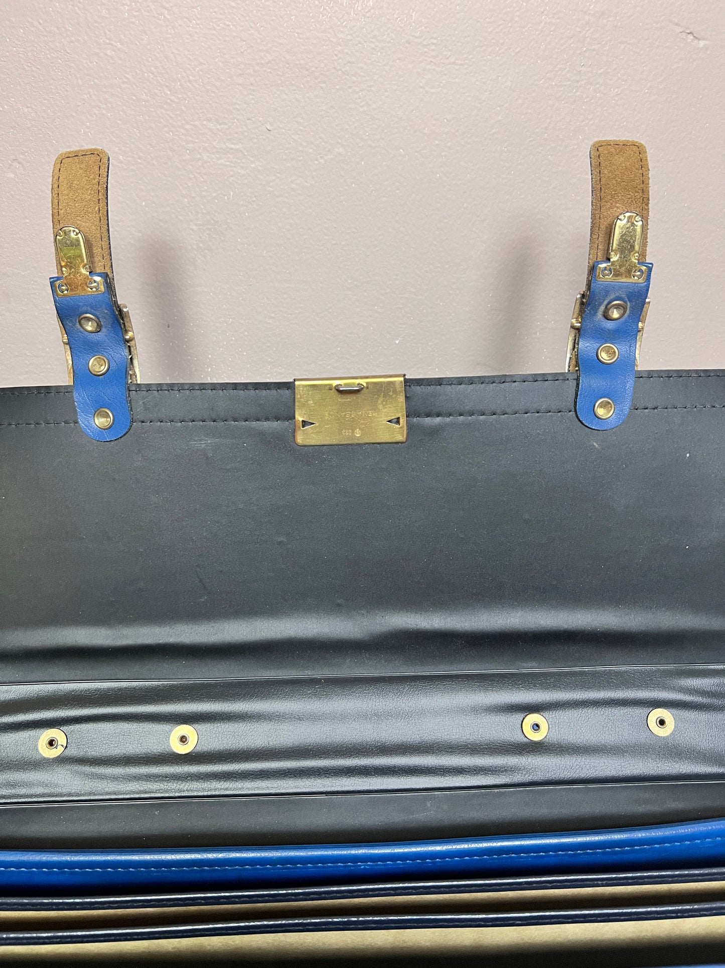 The Blue Leather Attaché