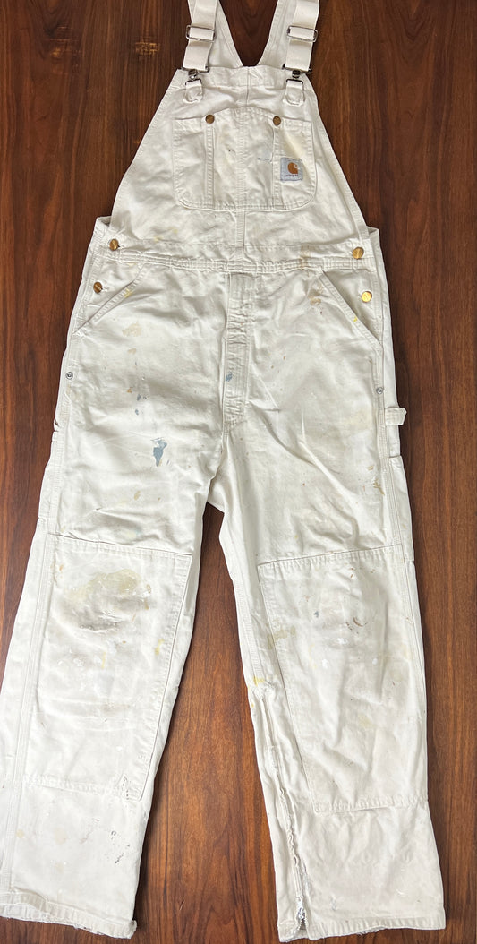 White Carhartt Painter Overalls