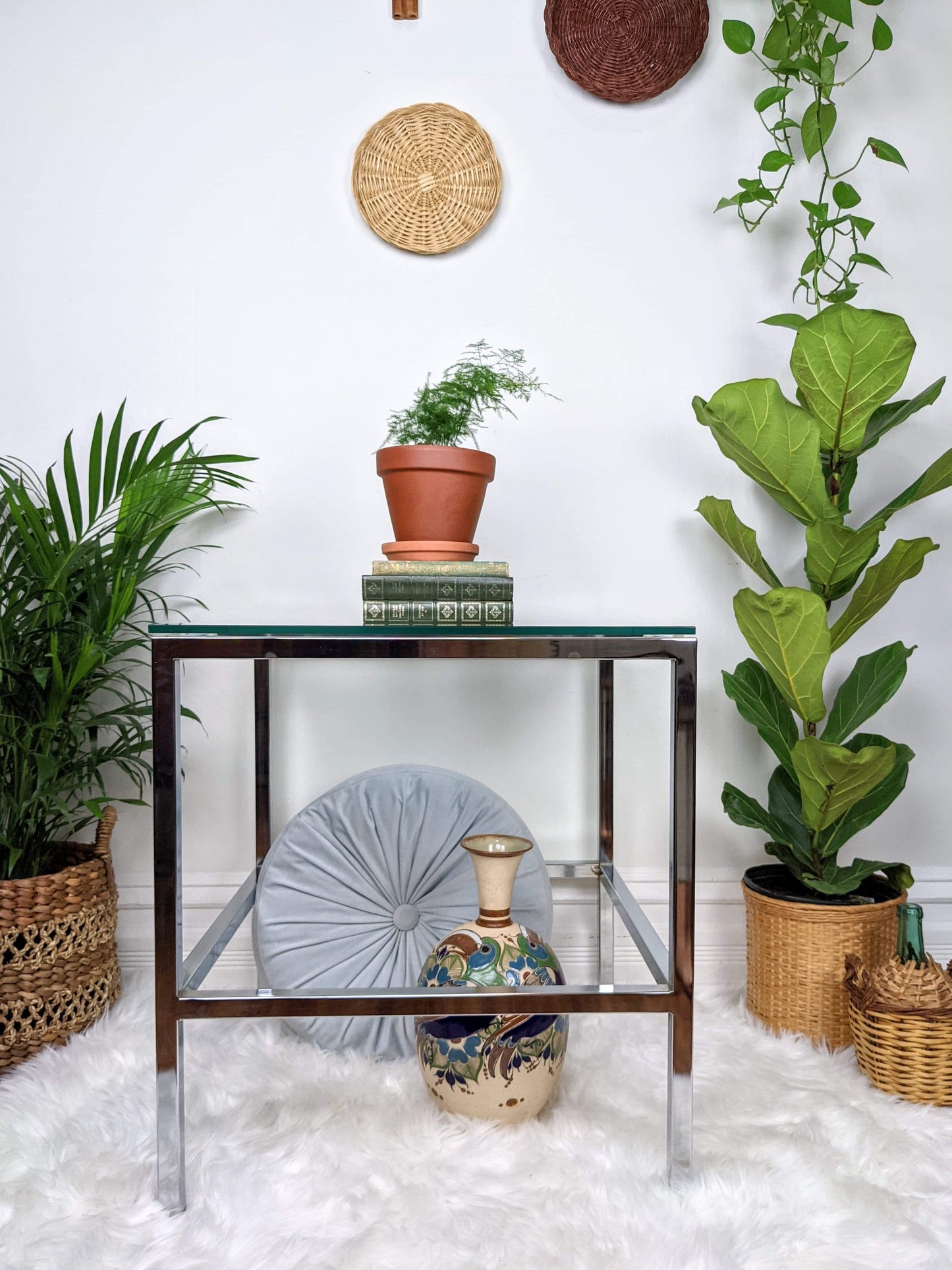 The Chrometastic Glass Table