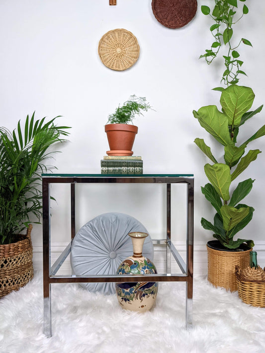 The Chrometastic Glass Table