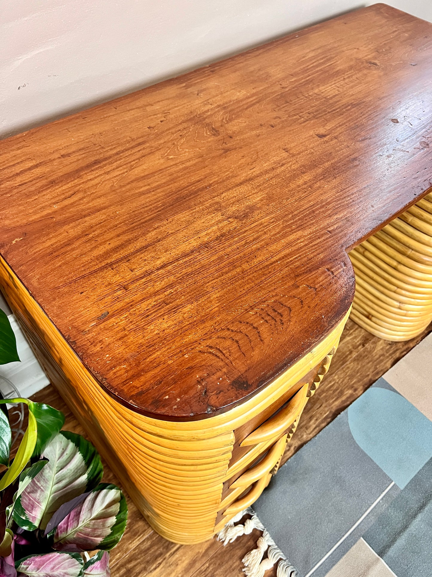 The Zelda Rattan Desk