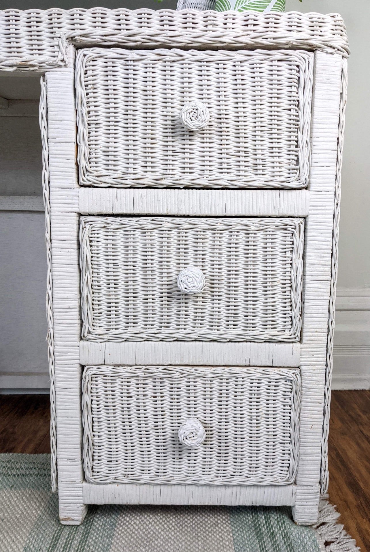 The Whitman Wicker Vanity/Desk