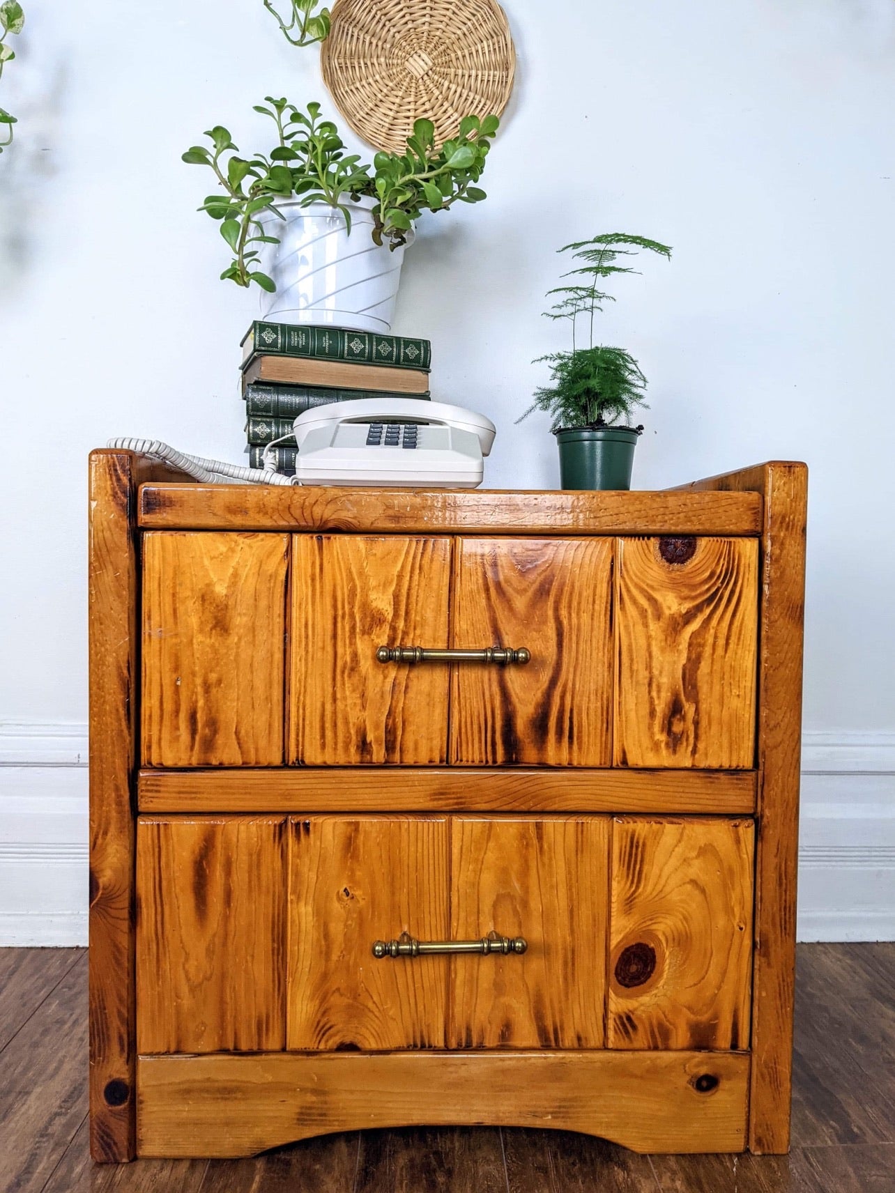 The Pinto Pine Nightstands