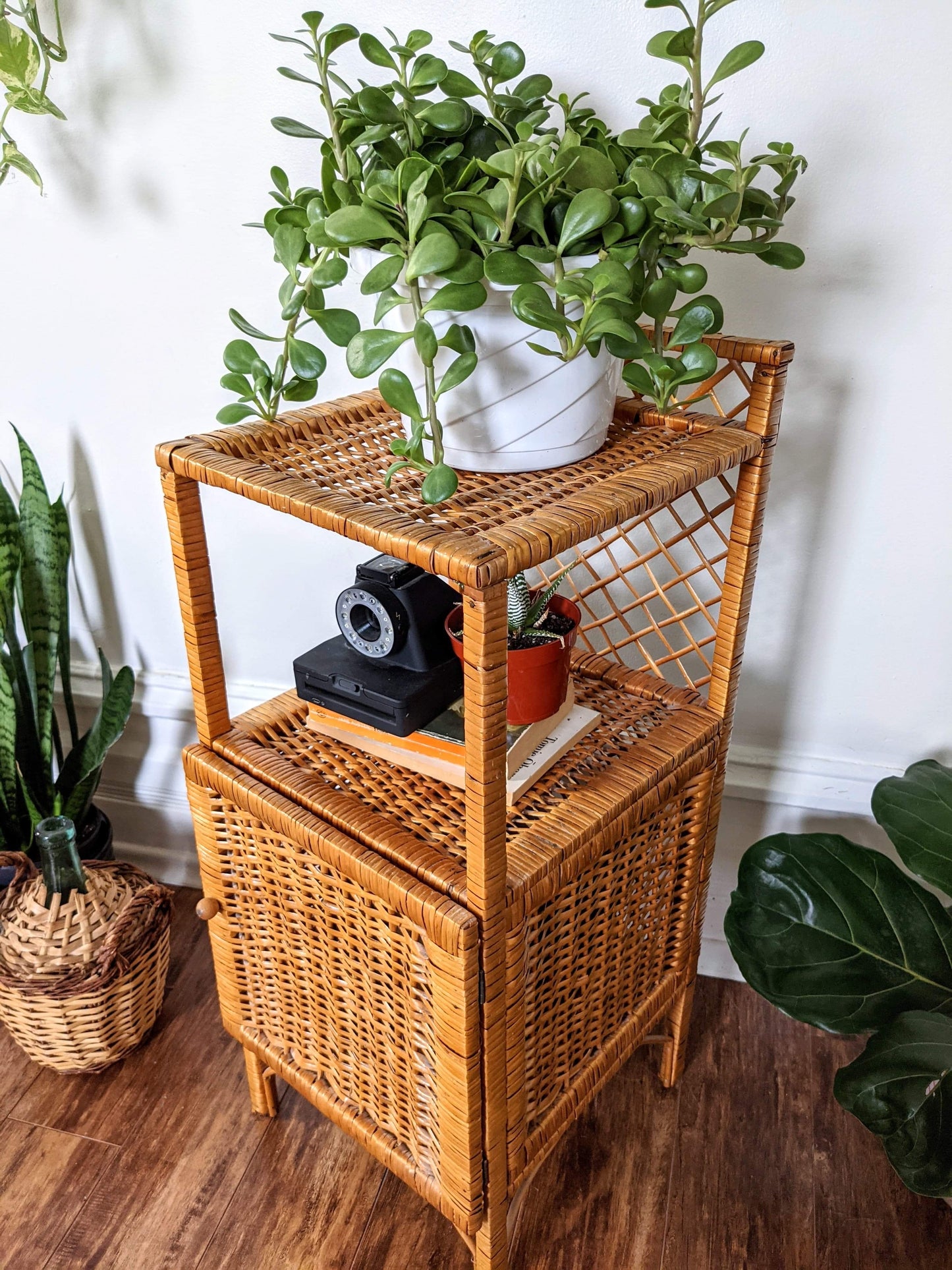 The Franco Wicker Side Tables