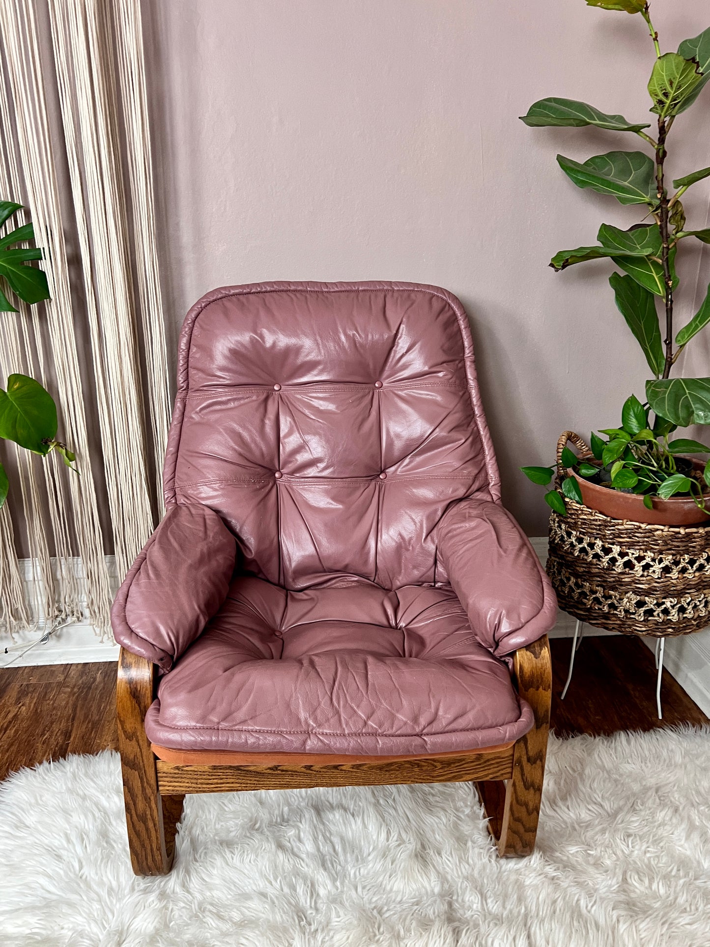 The Dusty Rose Armchairs