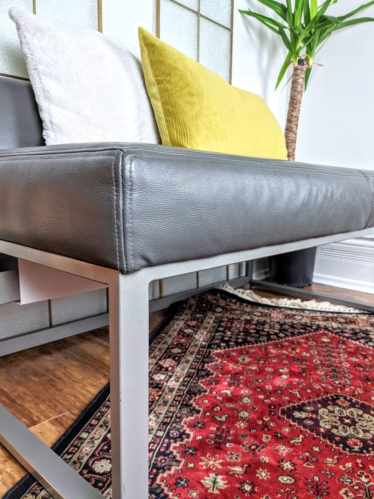 The Grey Aviator Sofa Bench
