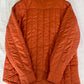 Orange Quilted Jacket