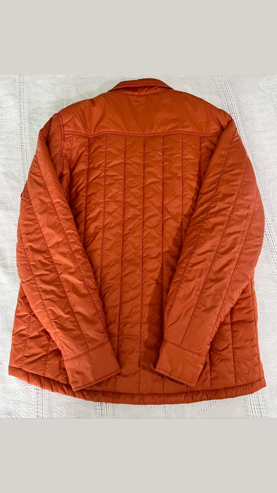 Orange Quilted Jacket