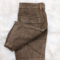 retro vintage style corduroy shorts fatigue style pockets military army style brown mens shorts 