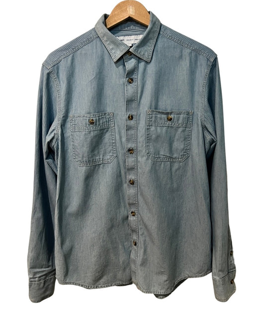 Chambray Pine Stripe Shirt