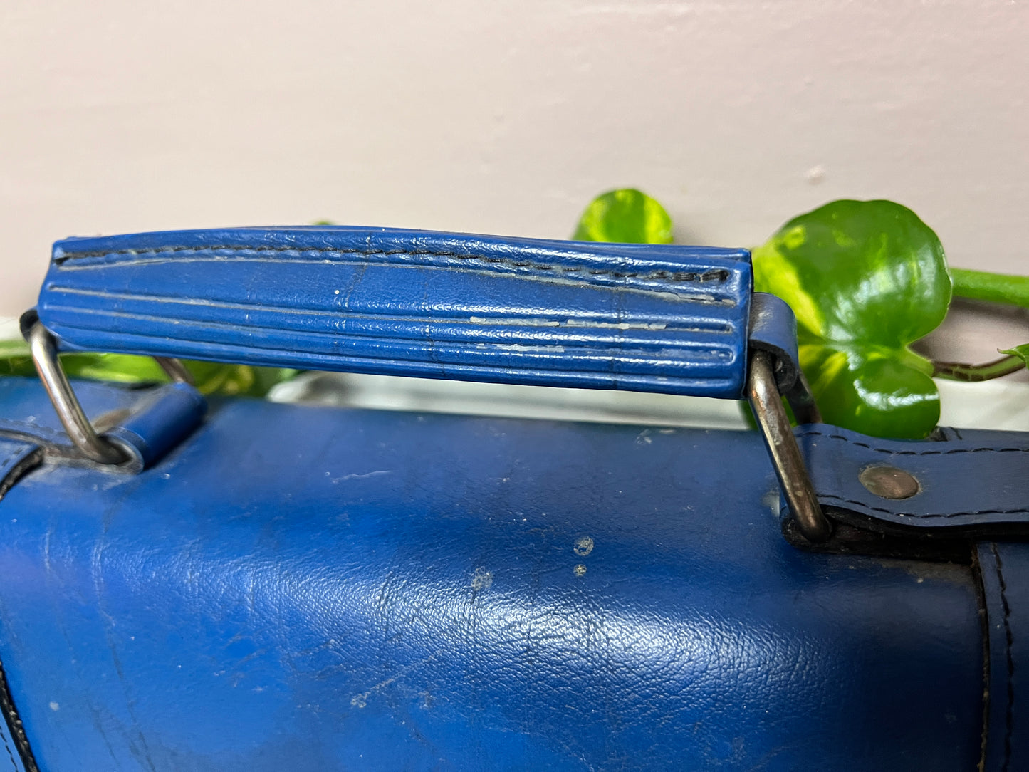 The Blue Leather Attaché
