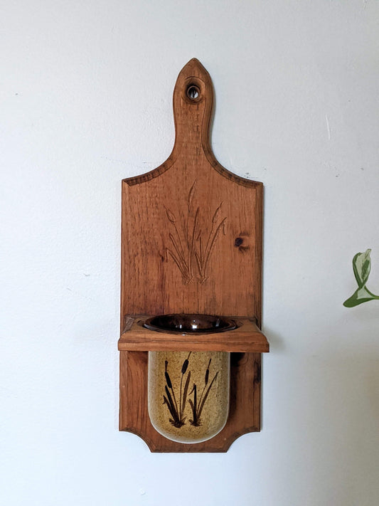 The Cat Tail Salt, Candle or Plant Holder