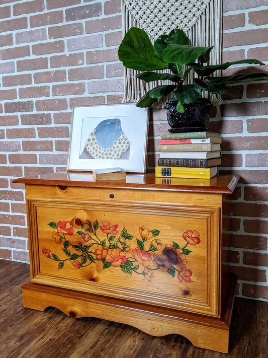 The Cecilia Cedar Blanket Box