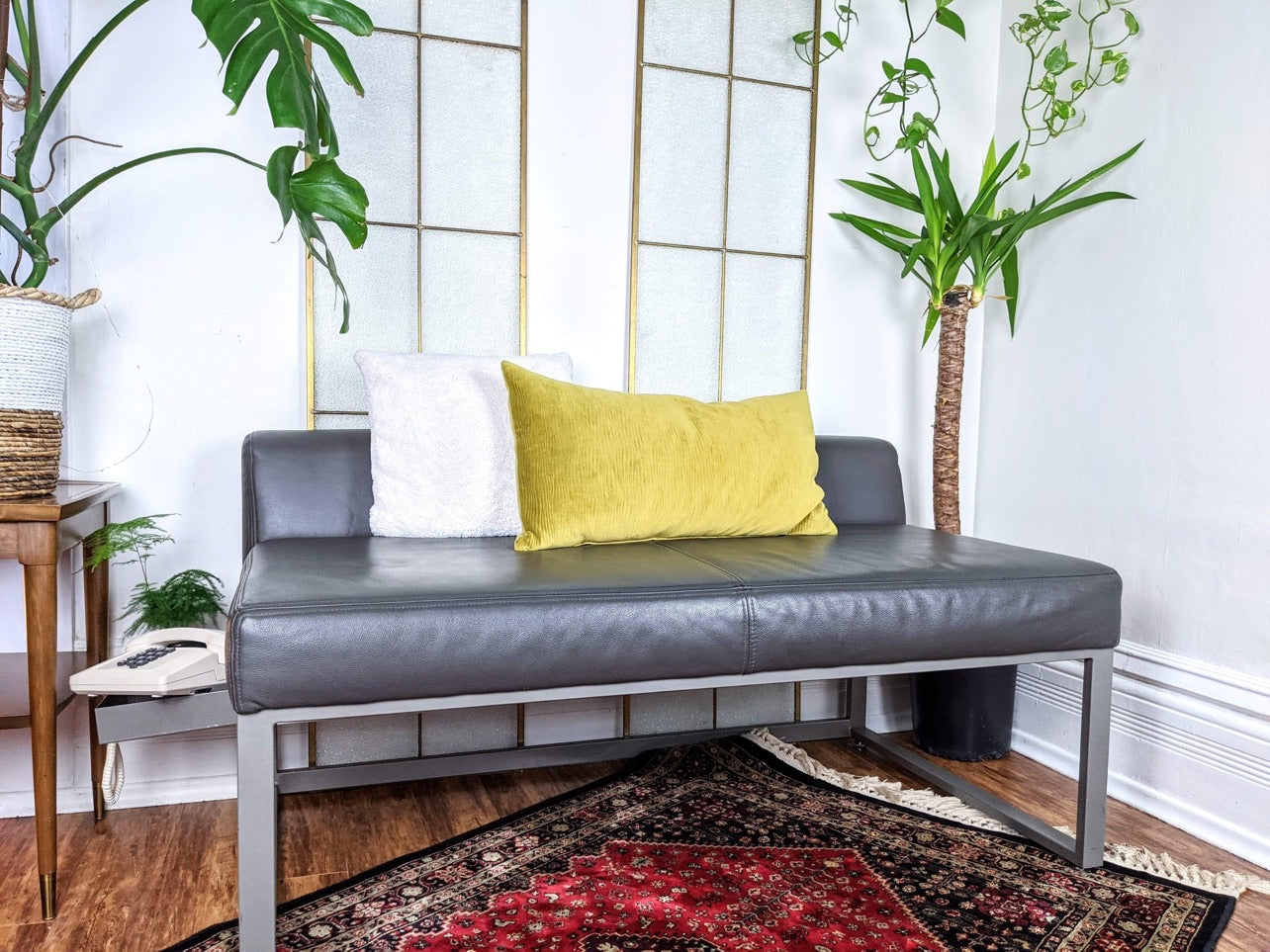 The Grey Aviator Sofa Bench