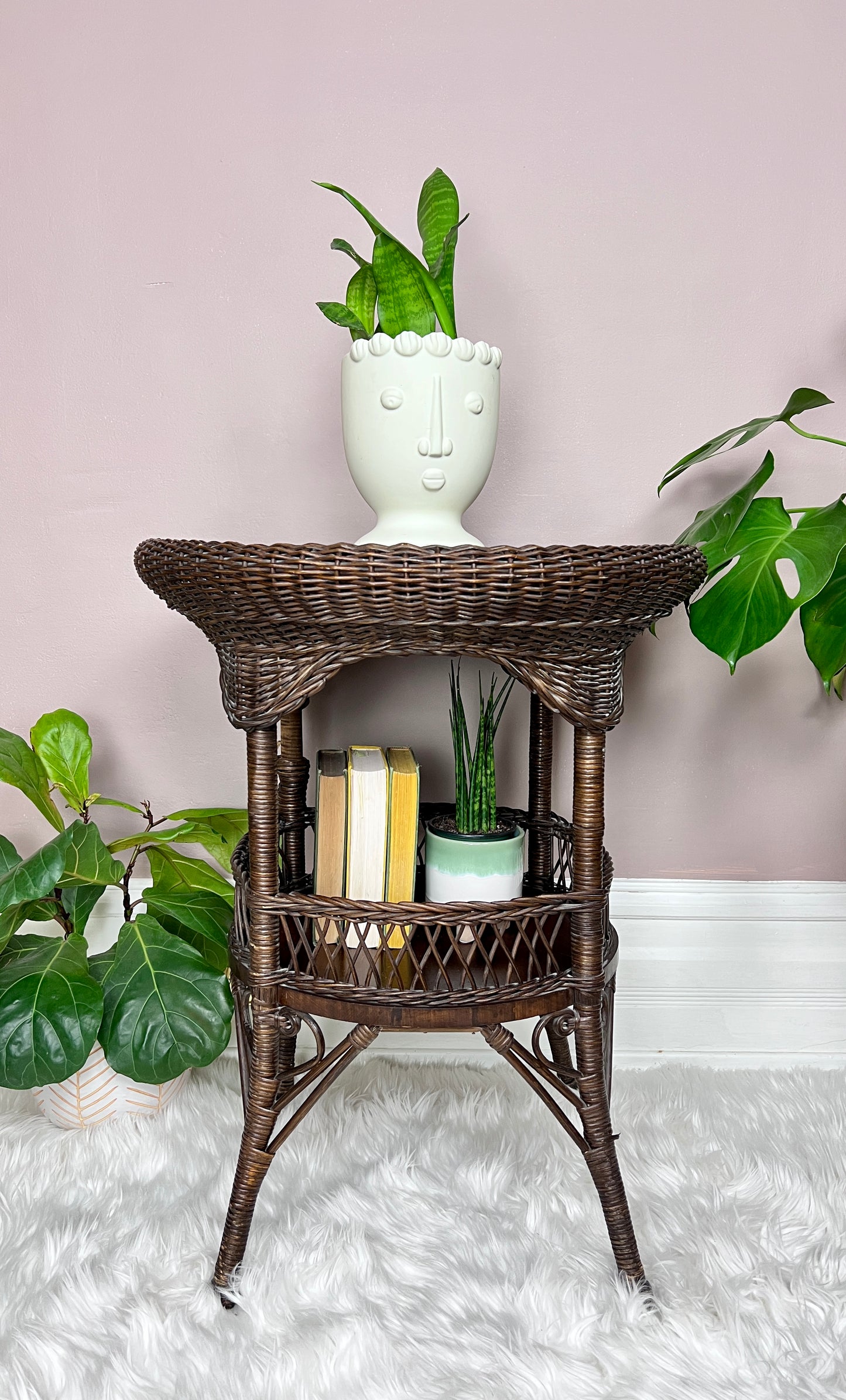 The Wimbley Wicker Table