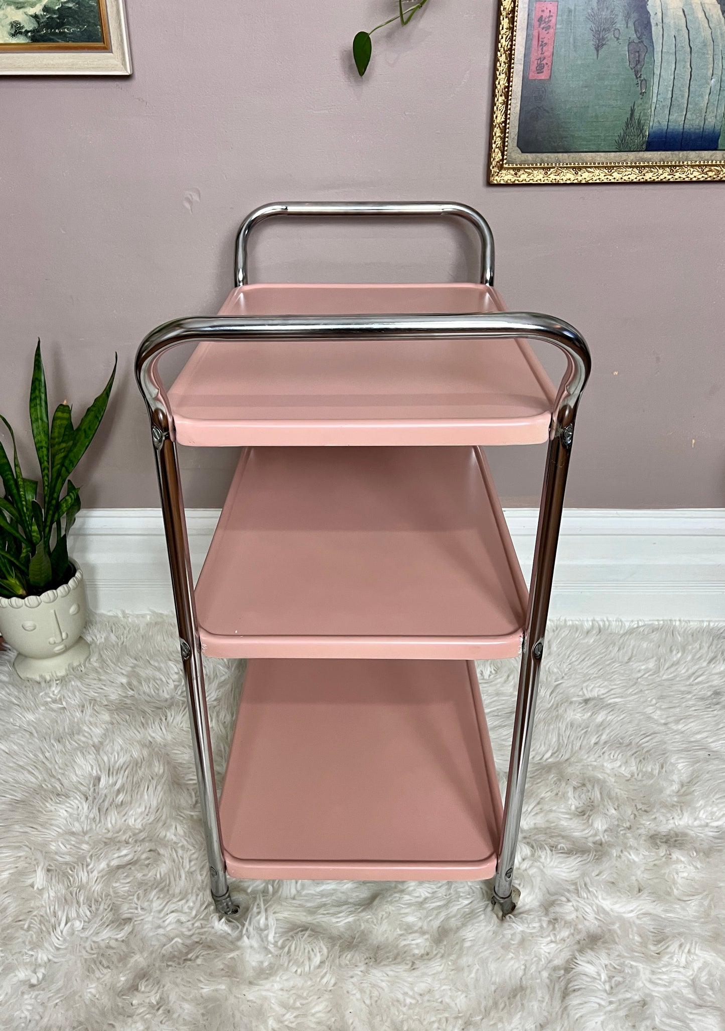 The Rustic Pink Cart