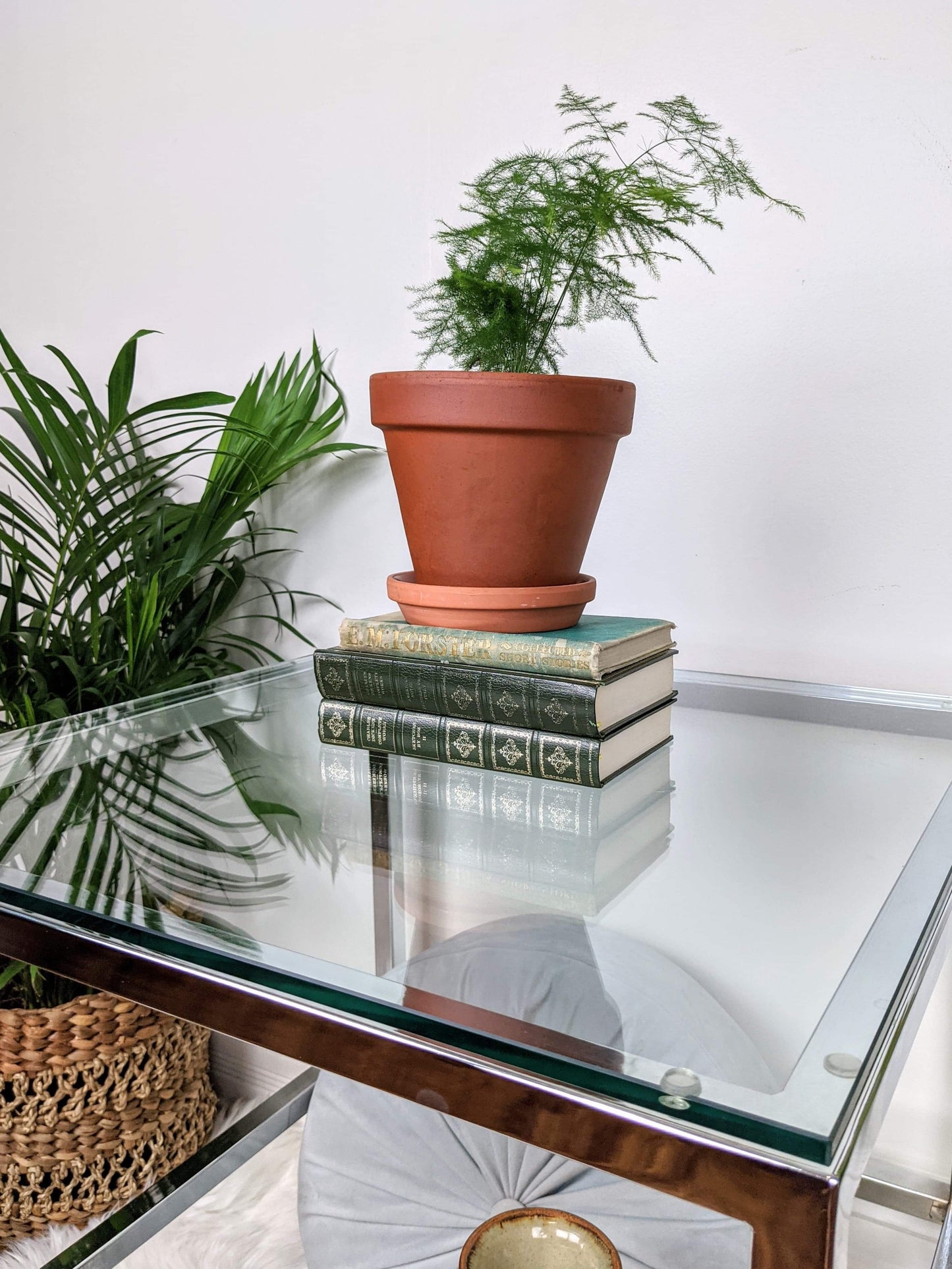 The Chrometastic Glass Table