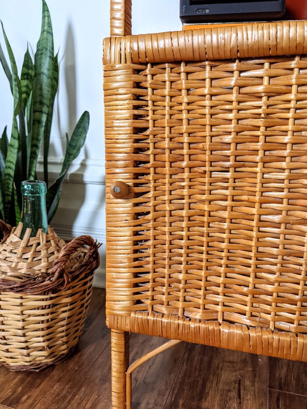 The Franco Wicker Side Tables