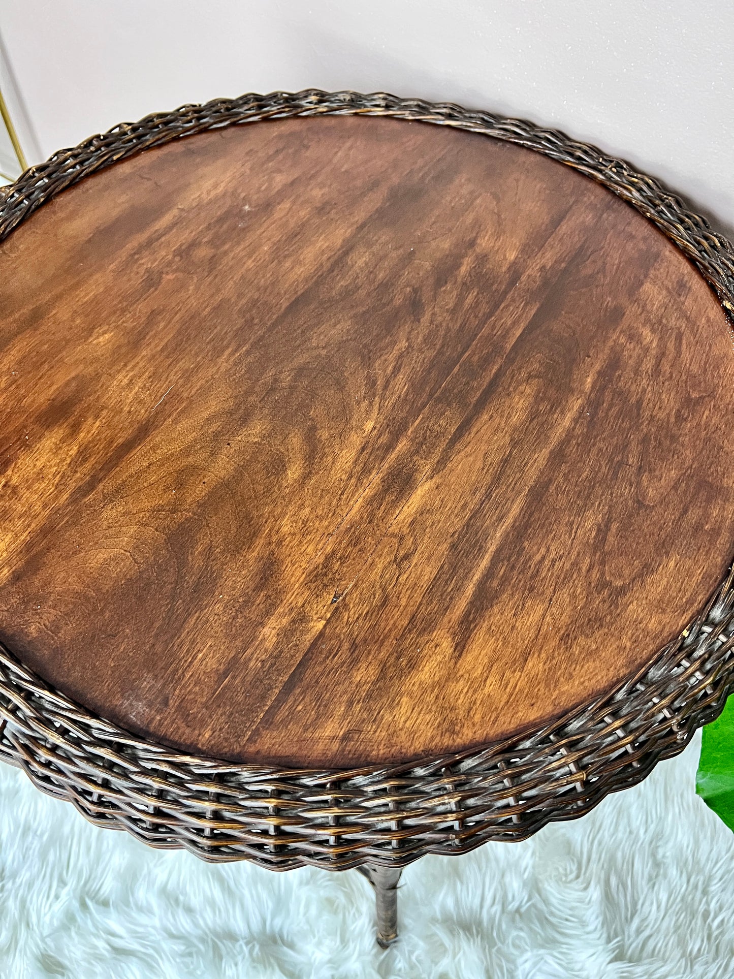The Wimbley Wicker Table