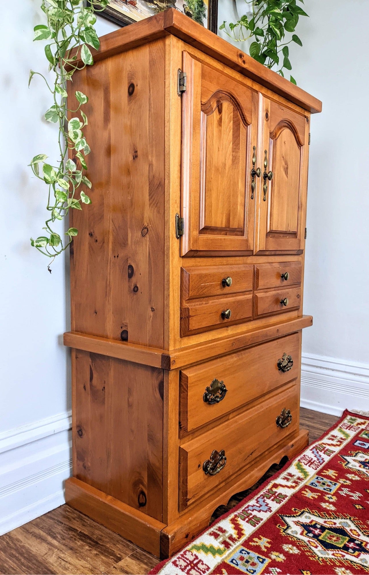 The Reno Pine Armoire