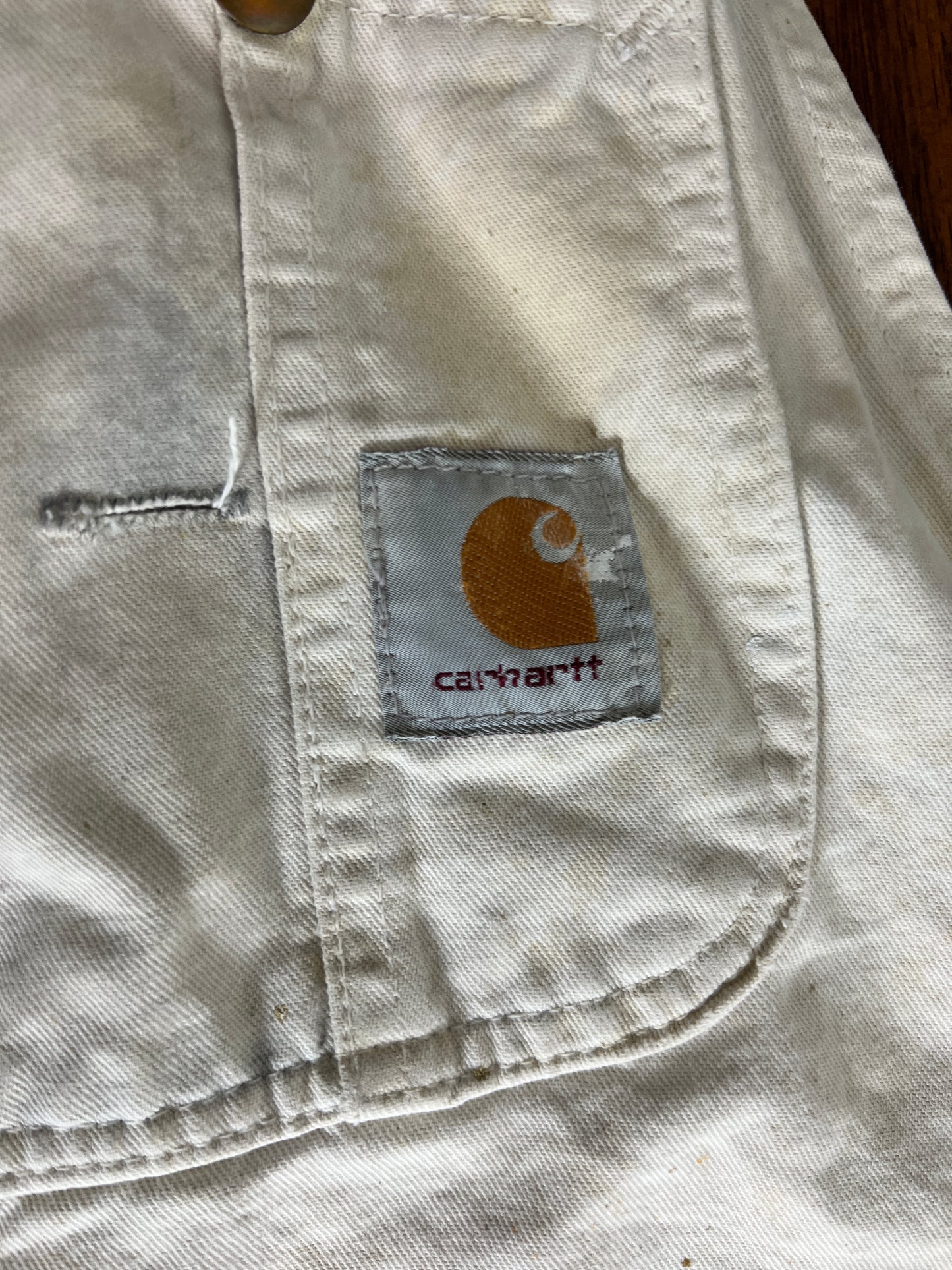 White Carhartt Painter Overalls
