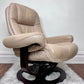 The Reginald Leather Chair & Ottoman