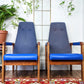 The Big Blue Armchairs