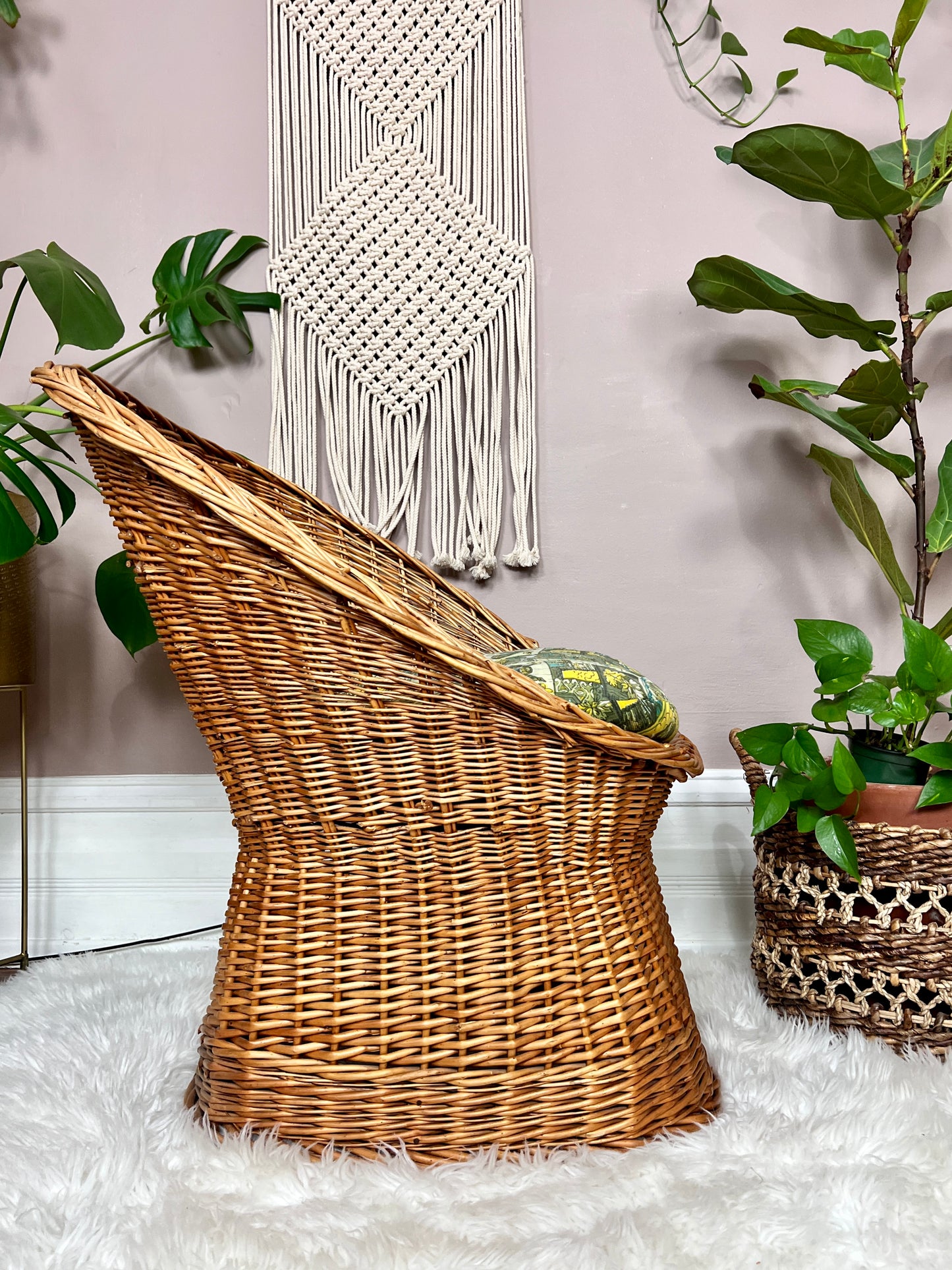 The Zoran Wicker Bucket Chairs