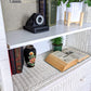 The White Wicker Shelving Unit