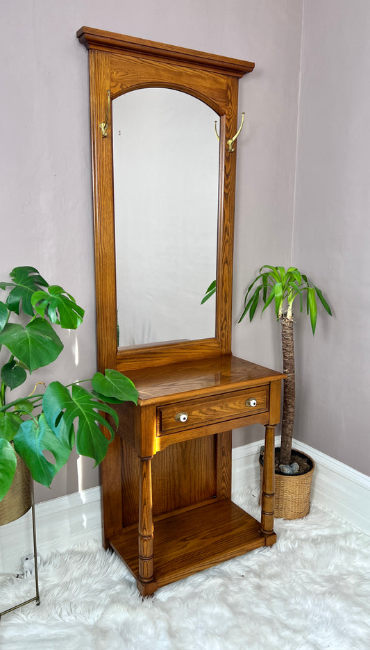 The Atlas Oak Hallway Table