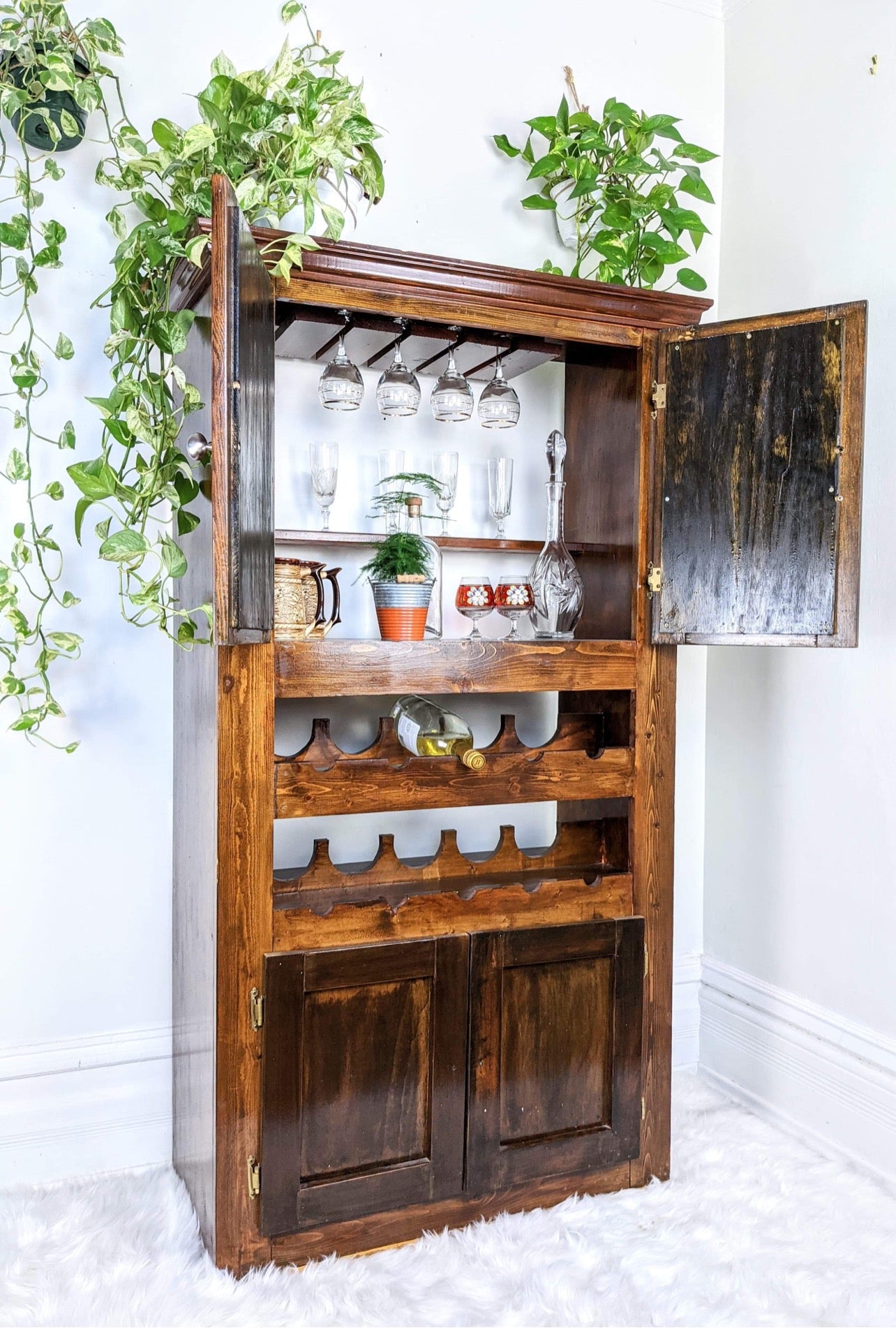 The Iroko Wine Cabinet