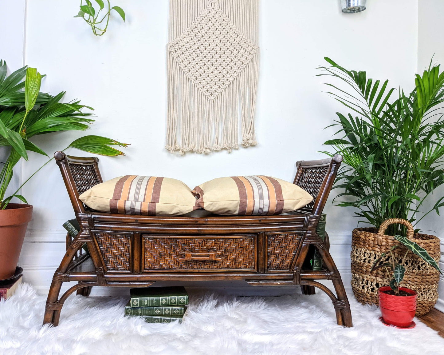 The Rattan Bench