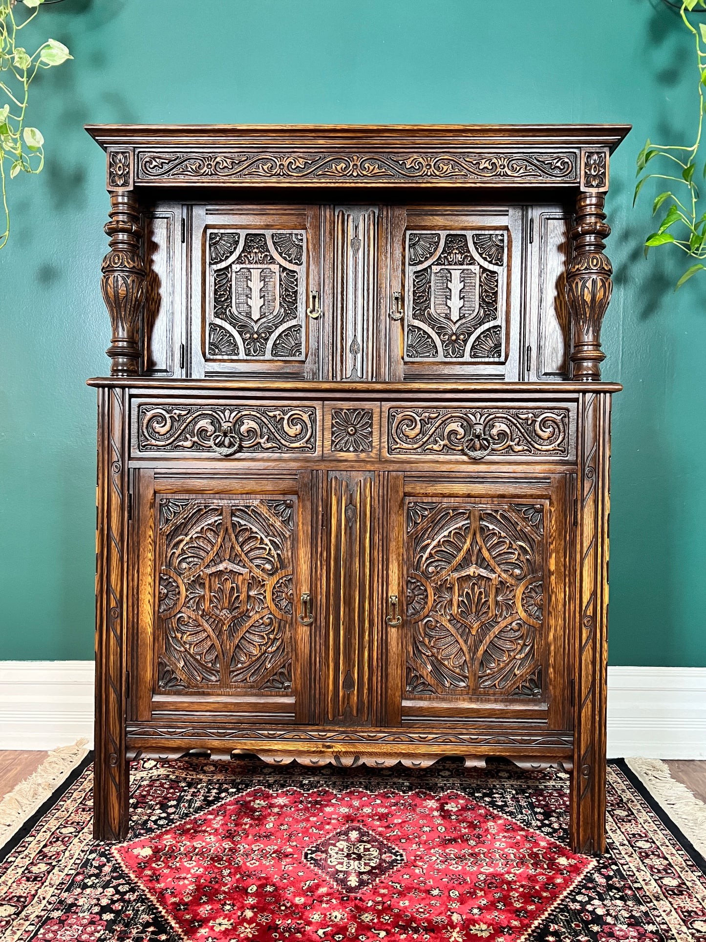 The Oak Shield Cabinet