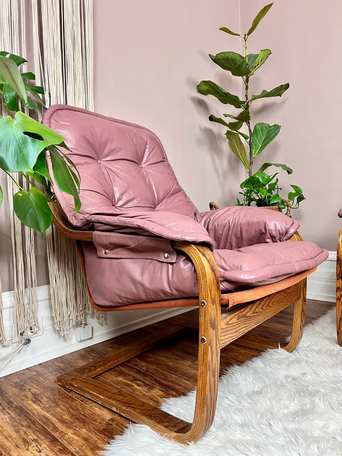 The Dusty Rose Armchairs