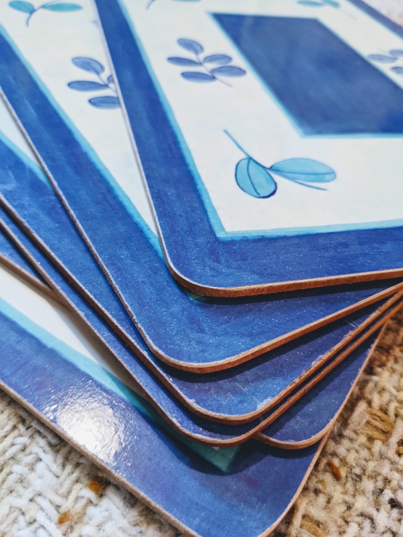 The Blue Leaf Placemats
