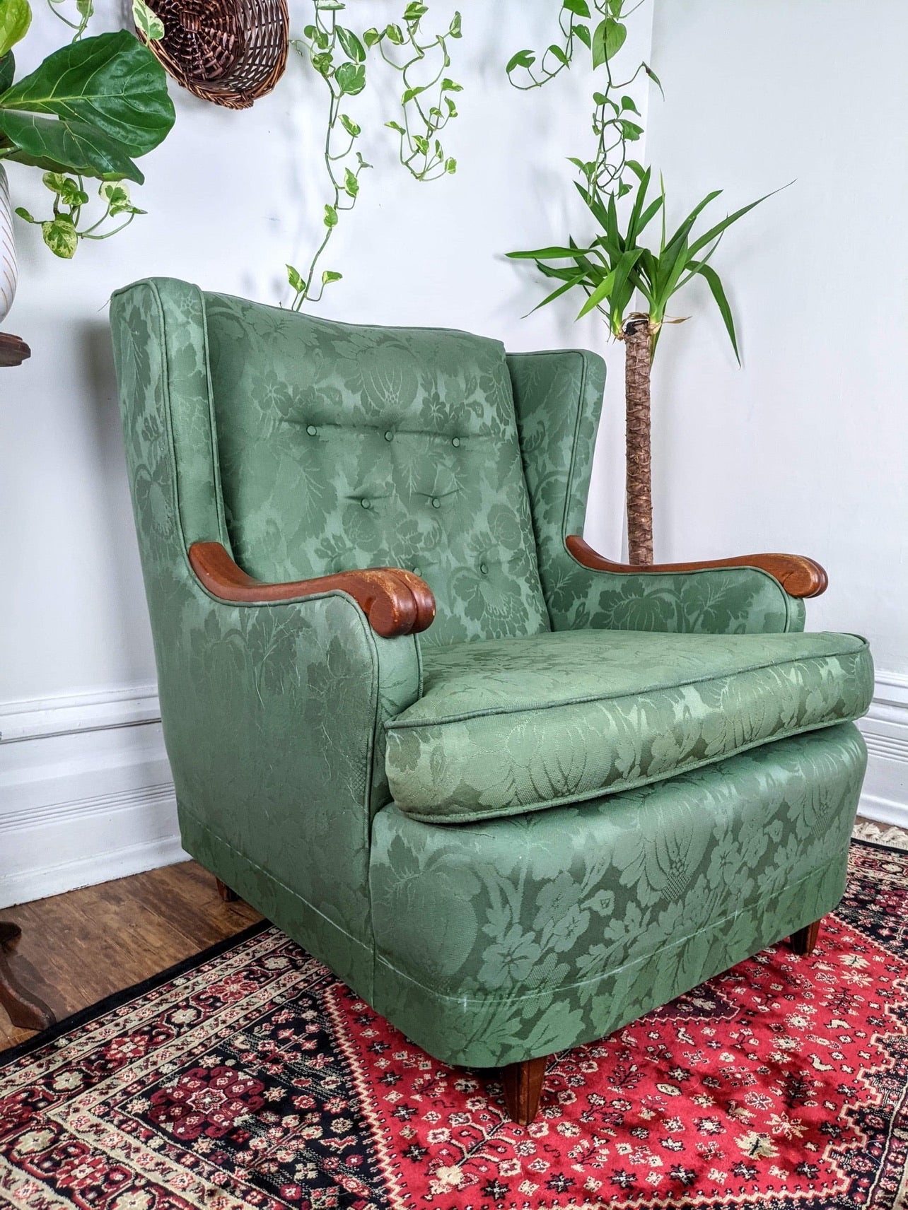 The Laurel Green Armchair
