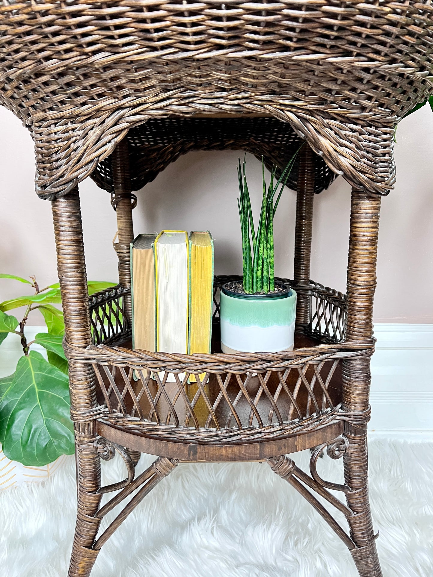 The Wimbley Wicker Table