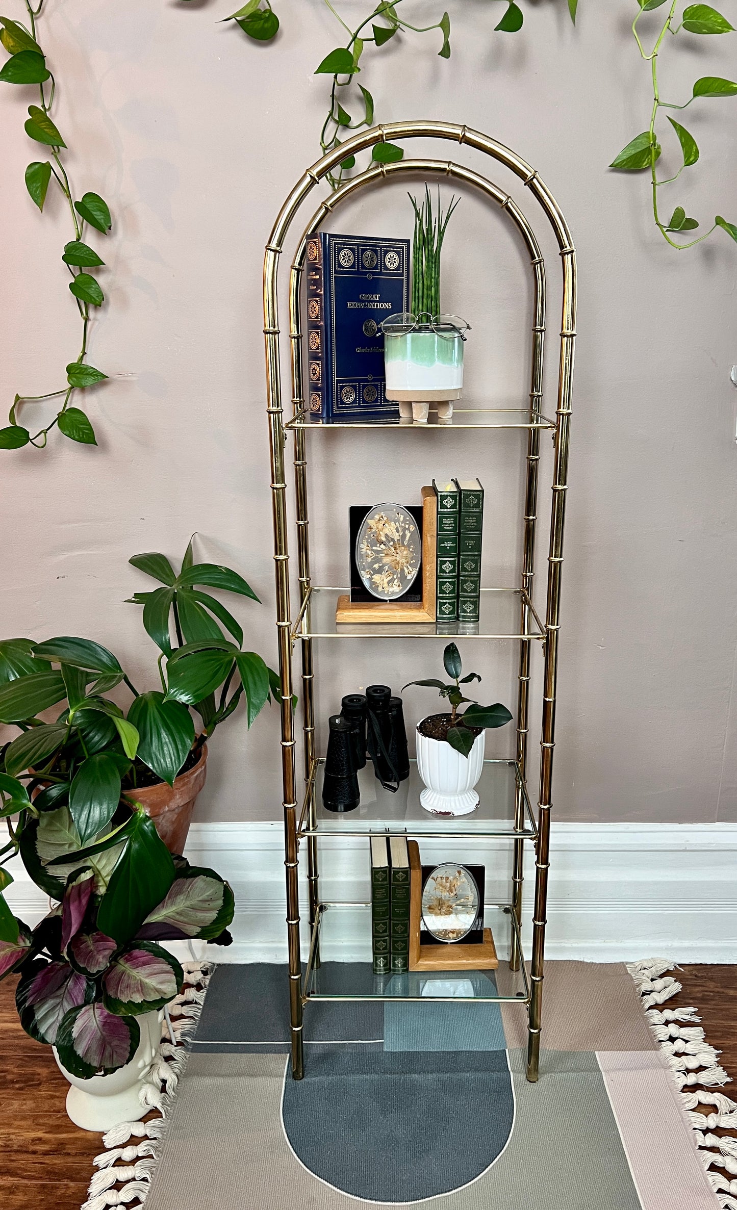 The Regency Brass Shelf