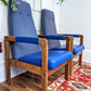 The Big Blue Armchairs