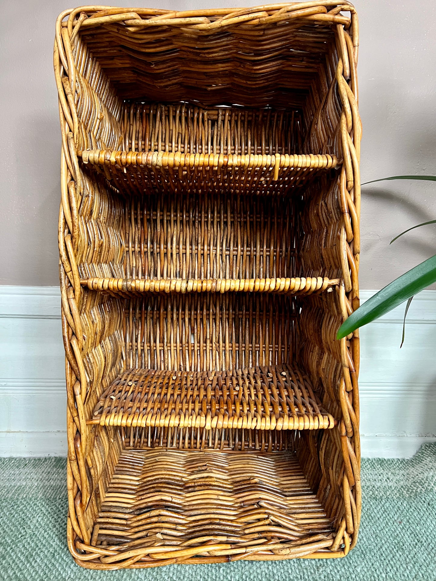 The Wilma Wicker Shelf Basket