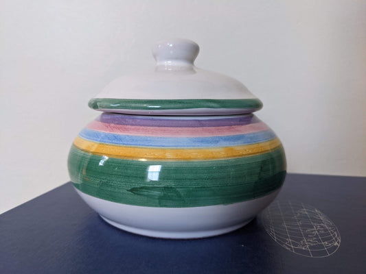 The Striped Sugar Bowl