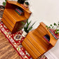 The Mobican Teak Nighstands