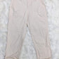 fatigue pants military army style patch pockets white retro style