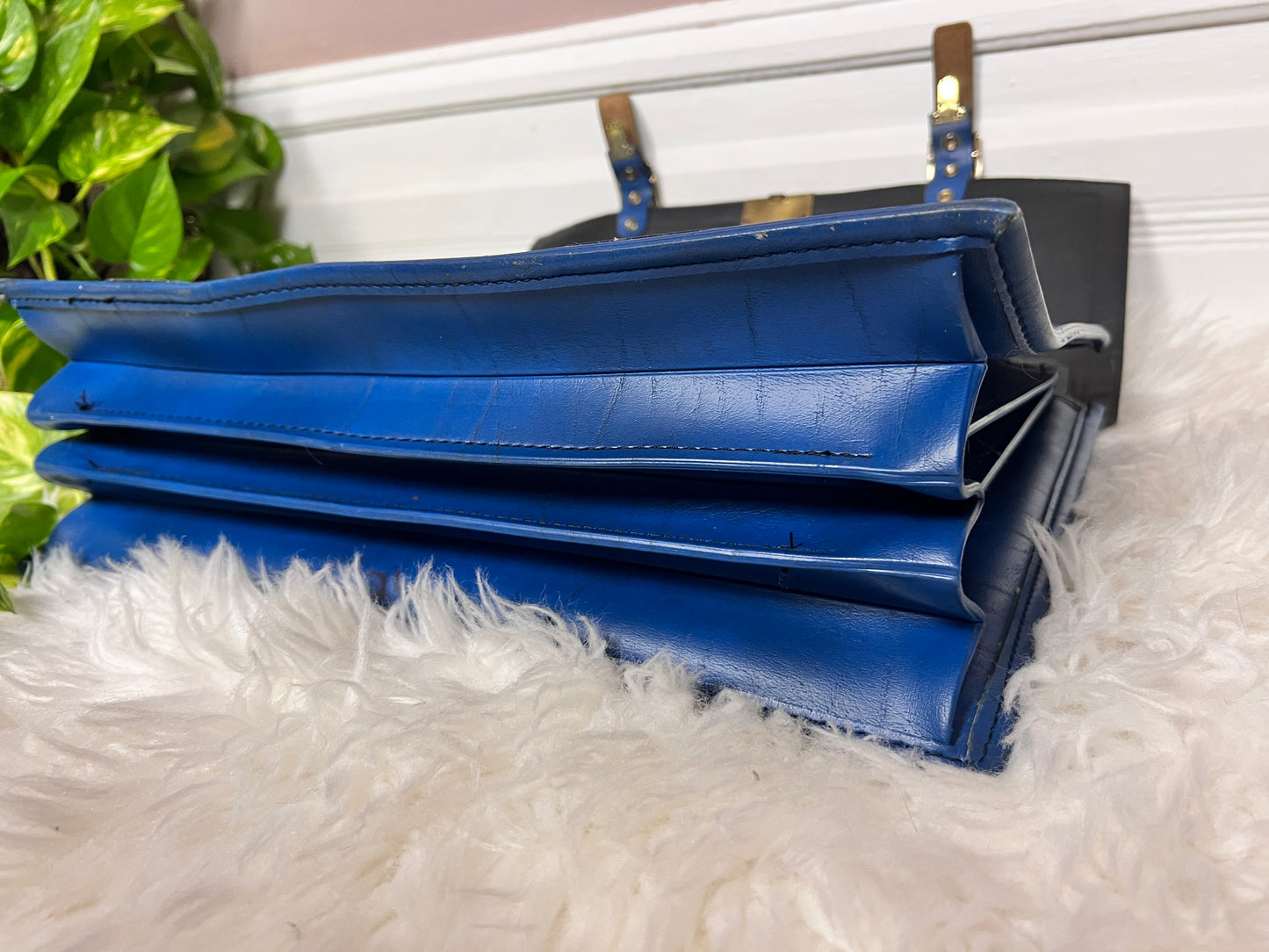 The Blue Leather Attaché