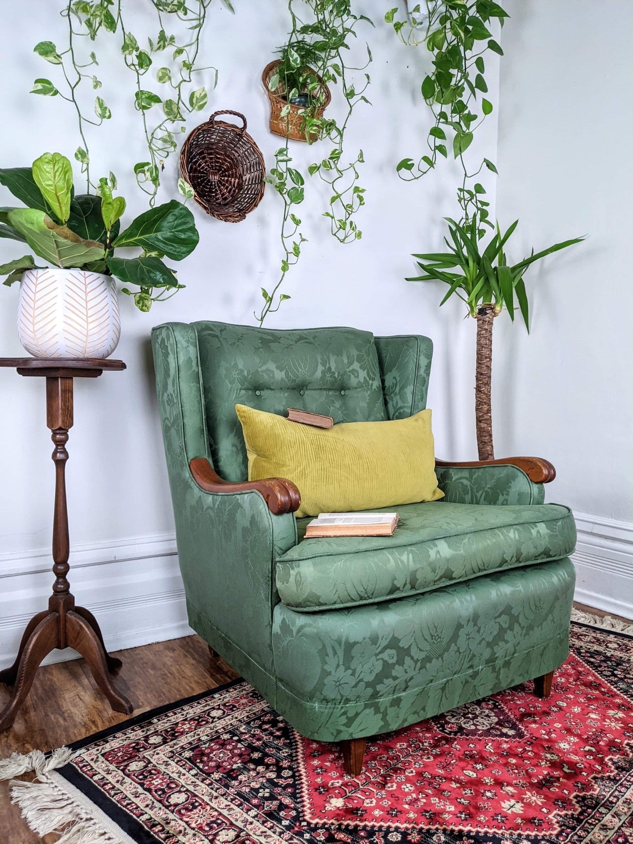 The Laurel Green Armchair