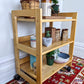 The Chamois Pine Shelf Cart