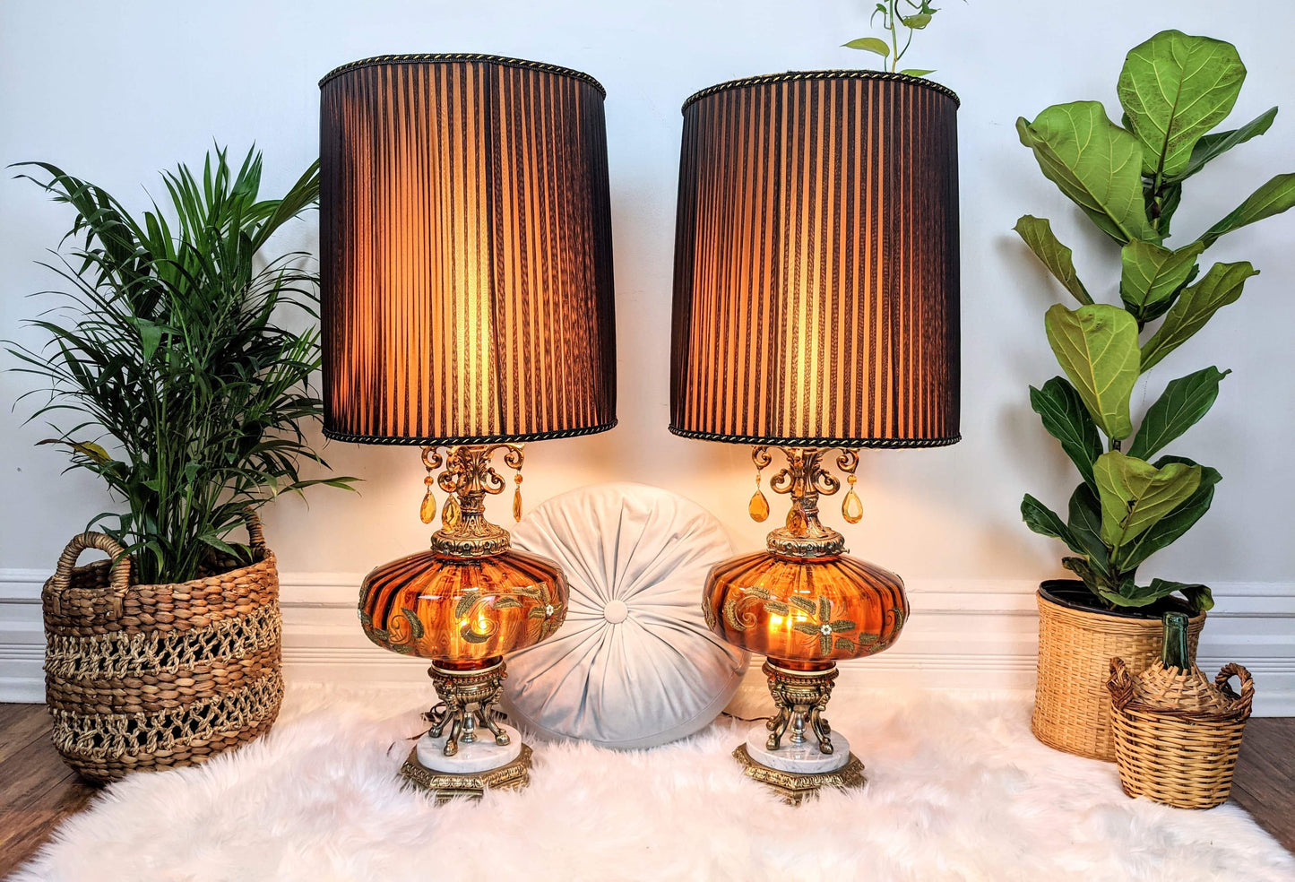 The Stunning Amber Lamps