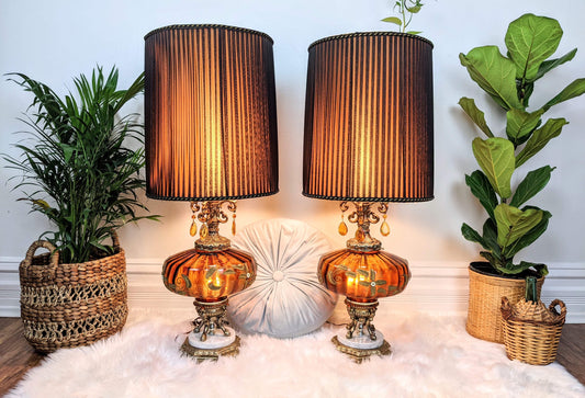 The Stunning Amber Lamps