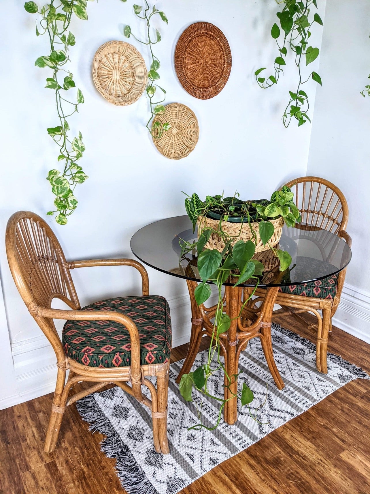 The Three Piece Rattan Set